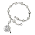 Saint Agatha Rosary Bracelet "EXCLUSIVE"