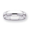 14K White Gold Approx. 0.20 Inch Half-Round Wedding Band — original PicturesOnGold photograph 1