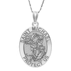 Saint Michael Oval Religious Medal