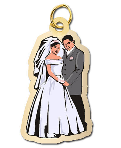 Bride and Groom Charm