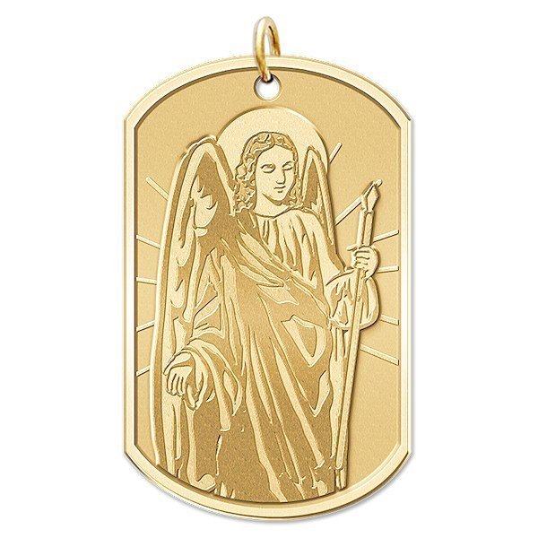 Saint Raphael -Dog Tag Religious Medal "EXCLUSIVE"