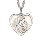 Mom & Baby Mother Of Pearl Pendant