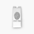 Stainless Steel Custom Fingerprint Money Clip