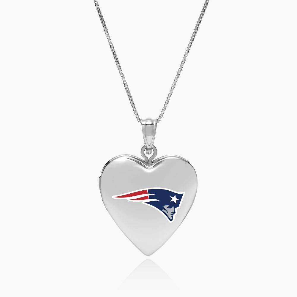 Officially Licensed New England Patriots Heart Locket