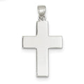 Sterling Silver Polished The Lords Prayer Cross Pendant