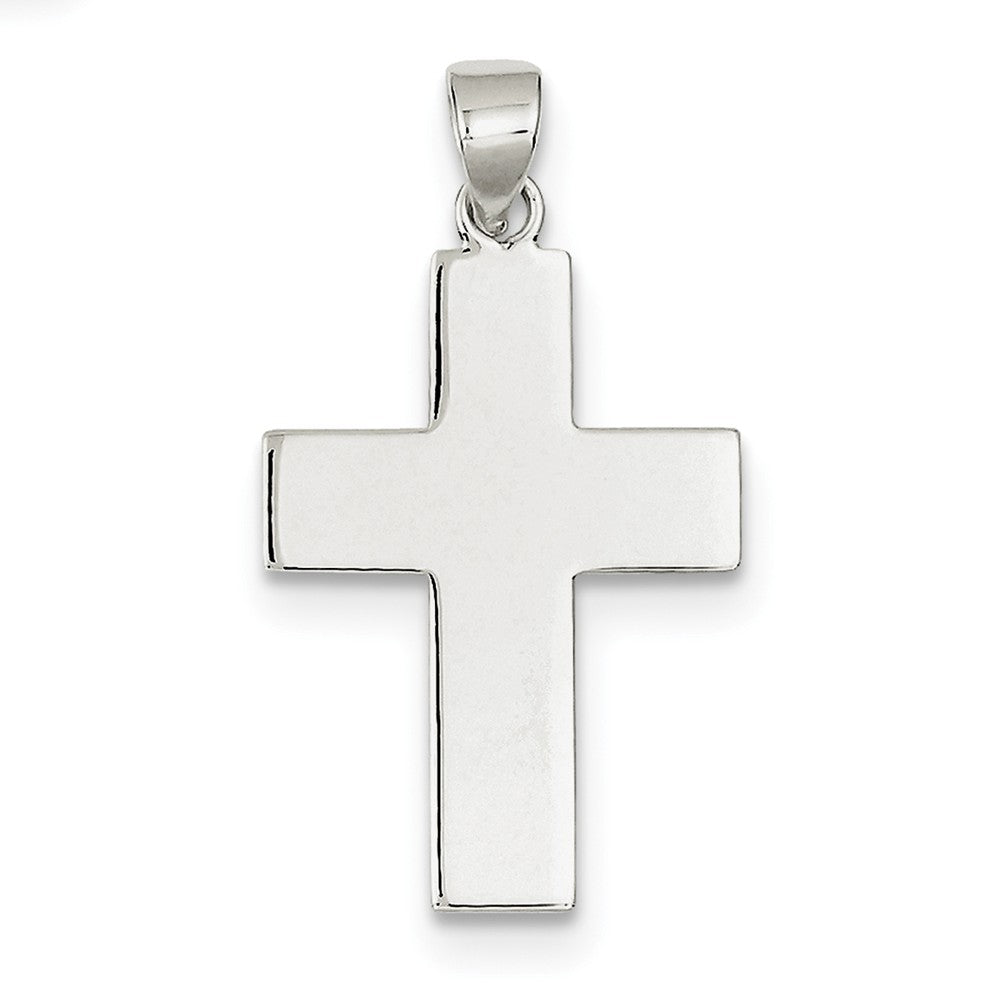 Polished the Lords Prayer Cross Pendant