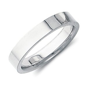 Sterling Silver Approx. 0.12 Inch Flat Comfort-Fit Wedding Band