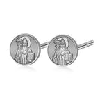 Pair of Saint Benito Stud Earrings