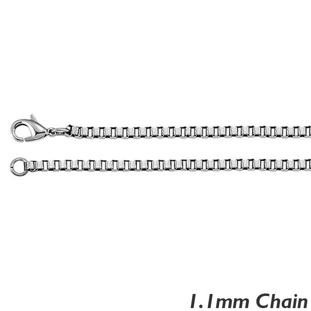 Sterling Silver Approx. 0.04 Inch Box Chain