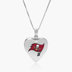 Officially Licensed Tampa Bay Buccaneers Heart Locket