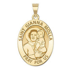 Saint Gianna Beretta Molla Oval Religious Medal