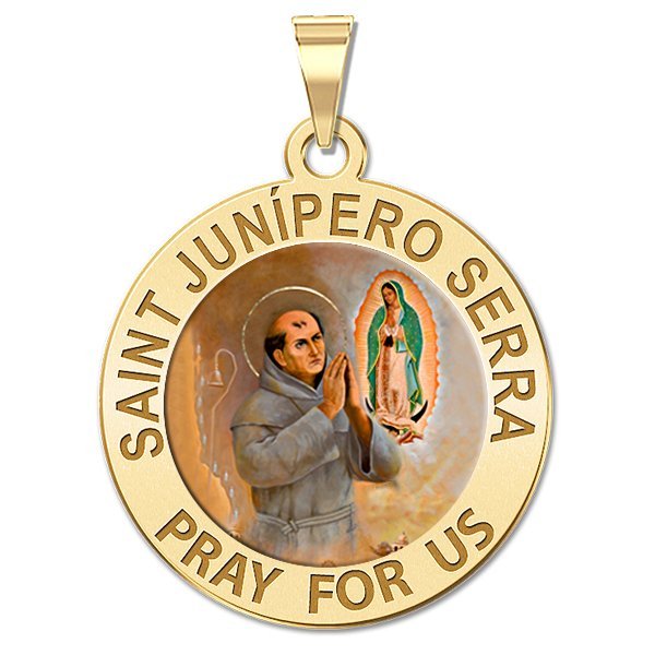 Saint Junipero Serra Religious Color Medal "EXCLUSIVE"
