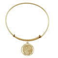 Expandable Bracelet with Saint Cecilia Charm