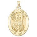 Saint Cyprian Oval Religious Medal