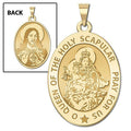 Scapular Religious Medal  OVAL "EXCLUSIVE"