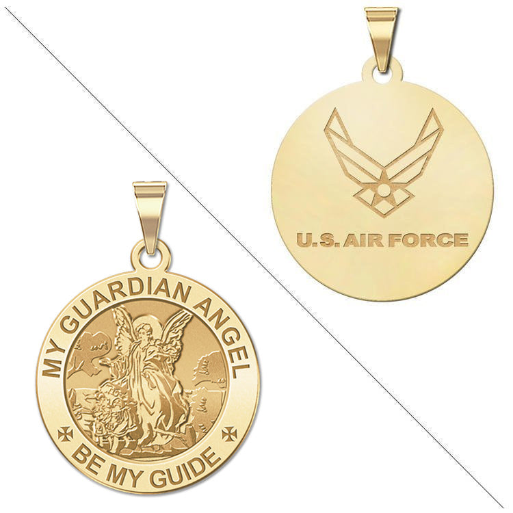 My Guardian Angel Doubledside AIR FORCE Religious Medal "EXCLUSIVE"