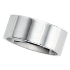 Sterling Silver Approx. 0.31 Inch Flat Comfort-Fit Wedding Band — original PicturesOnGold photograph 1