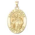 Saint Thomas Aquinas - Oval Religious Medal