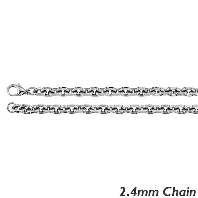 Sterling Silver Approx. 0.09 Inch Rolo Chain