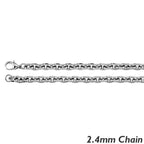 Sterling Silver Approx. 0.09 Inch Rolo Chain