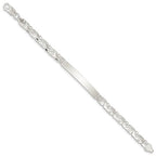 Custom Engraved Sterling Silver Women's Twisted Anchor ID Bracelet