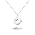 Initial Heart Cut-Out Pendant
