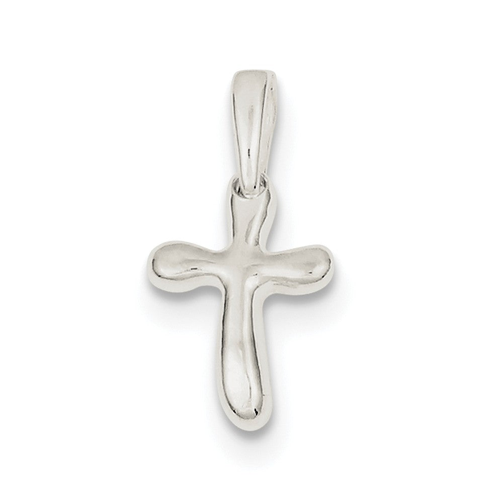 Sterling Silver Tiny Freeform Cross Charm