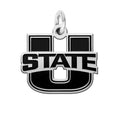 Utah State Aggies Silver Logo Charm