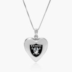 Officially Licensed Las Vegas Raiders Heart Locket