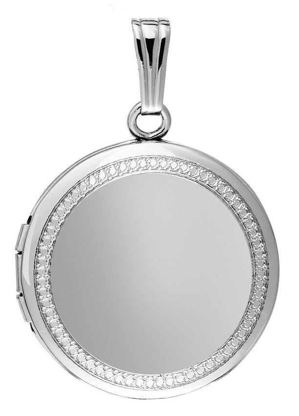 Round Floral Locket