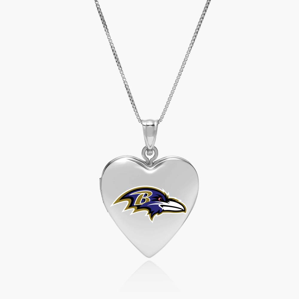 Officially Licensed Baltimore Ravens Heart Locket
