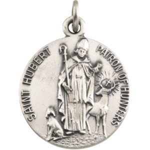 St. Hubert Medal with 18 Inch Chain