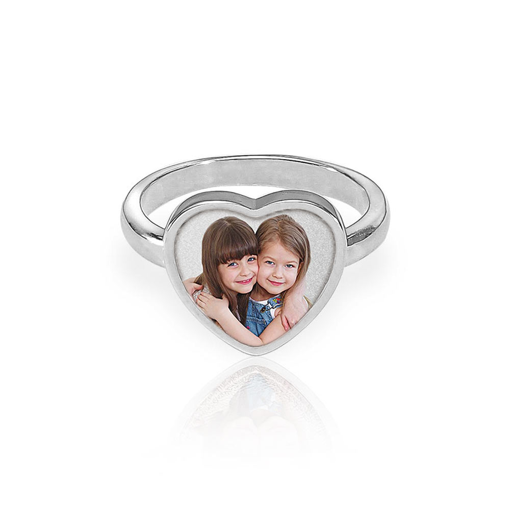 Photo Heart Ring