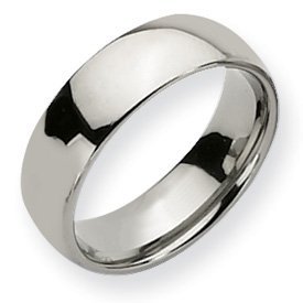 Titanium Polished Comfort Fit Approx. 0.28 Inch Wedding Band — original PicturesOnGold photograph 1