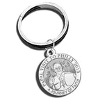 Pope Francis - Papal Visit Philadelphia 2015 Religious Engravable Embossed Keychain