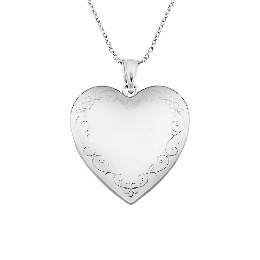 Floral Border Locket