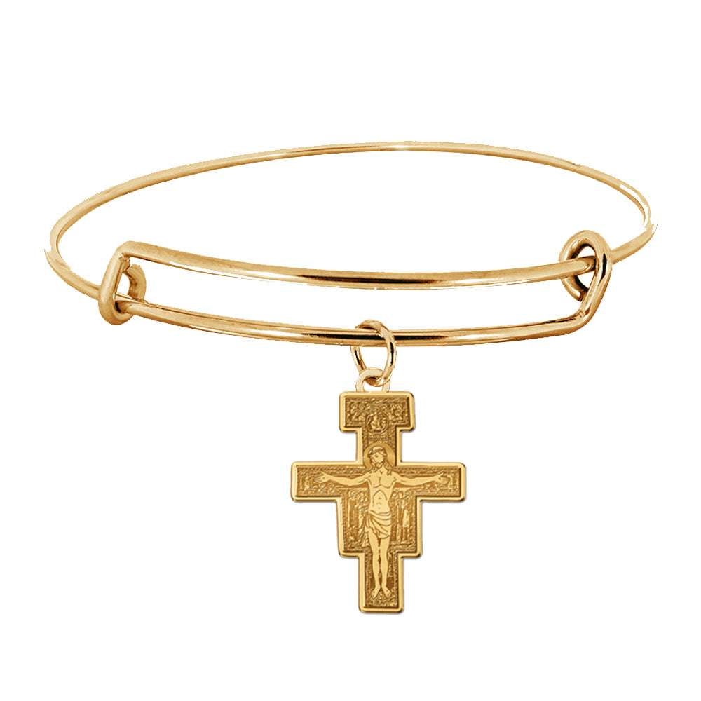 Expandable Bracelet W/ San Damiano Cross