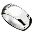Sterling Silver Approx. 0.28 Inch Half-Round Wedding Band — original PicturesOnGold photograph 1