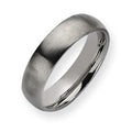 Stainless Steel Approx. 0.24 Inch Brushed Wedding Band — original PicturesOnGold photograph 1