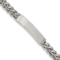 Custom Engraved Stainless Steel Men's Curb Link ID Bracelet