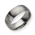 Stainless Steel Approx. 0.31 Inch Brushed Wedding Band — original PicturesOnGold photograph 1