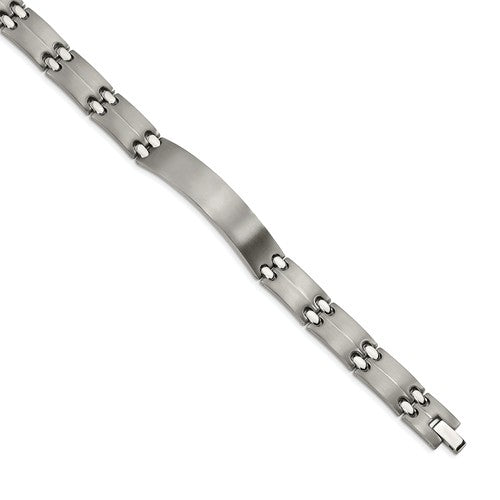 Custom Engraved Titanium Men's 9In ID Bracelet