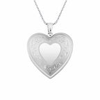 Floral Heart Border Design Locket