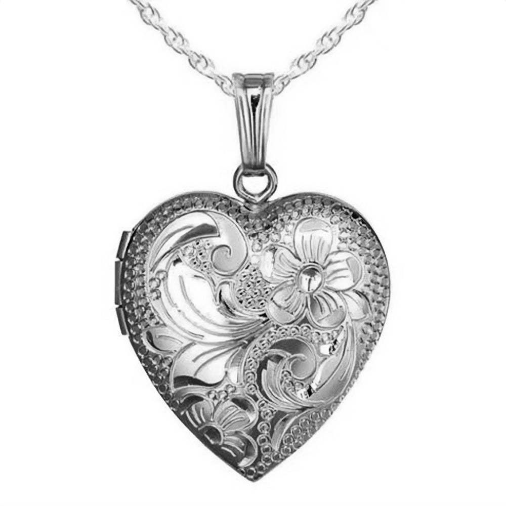 Floral Heart Photo Locket — verified PHP source 0