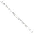 Custom Engraved Sterling Silver Women's Anchor Link ID Bracelet