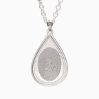 3D Teardrop Shape with Fingerprint