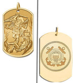 Saint Michael Doubledside COAST GUARD Dogtag Religious Medal "EXCLUSIVE"