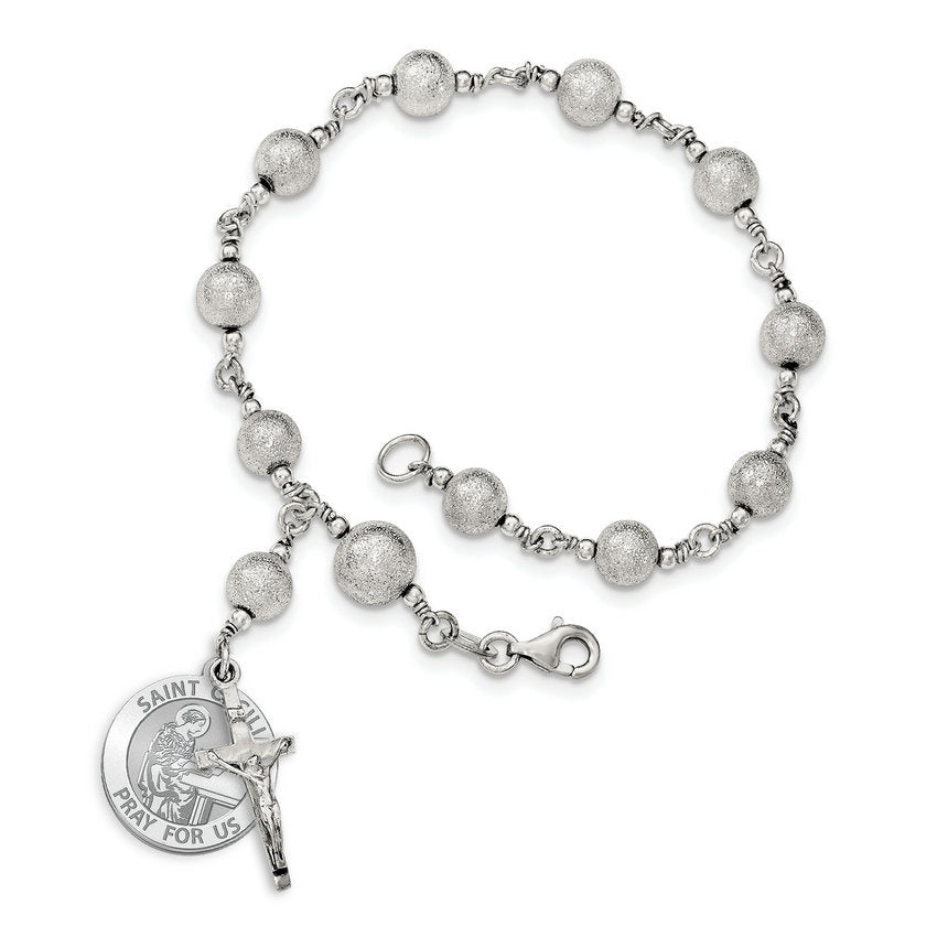Saint Cecilia Rosary Bracelet "EXCLUSIVE"