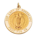 Gold Our Lady of Guadalupe Medal