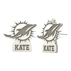 Officially Licensed Miami Dolphins Earrings